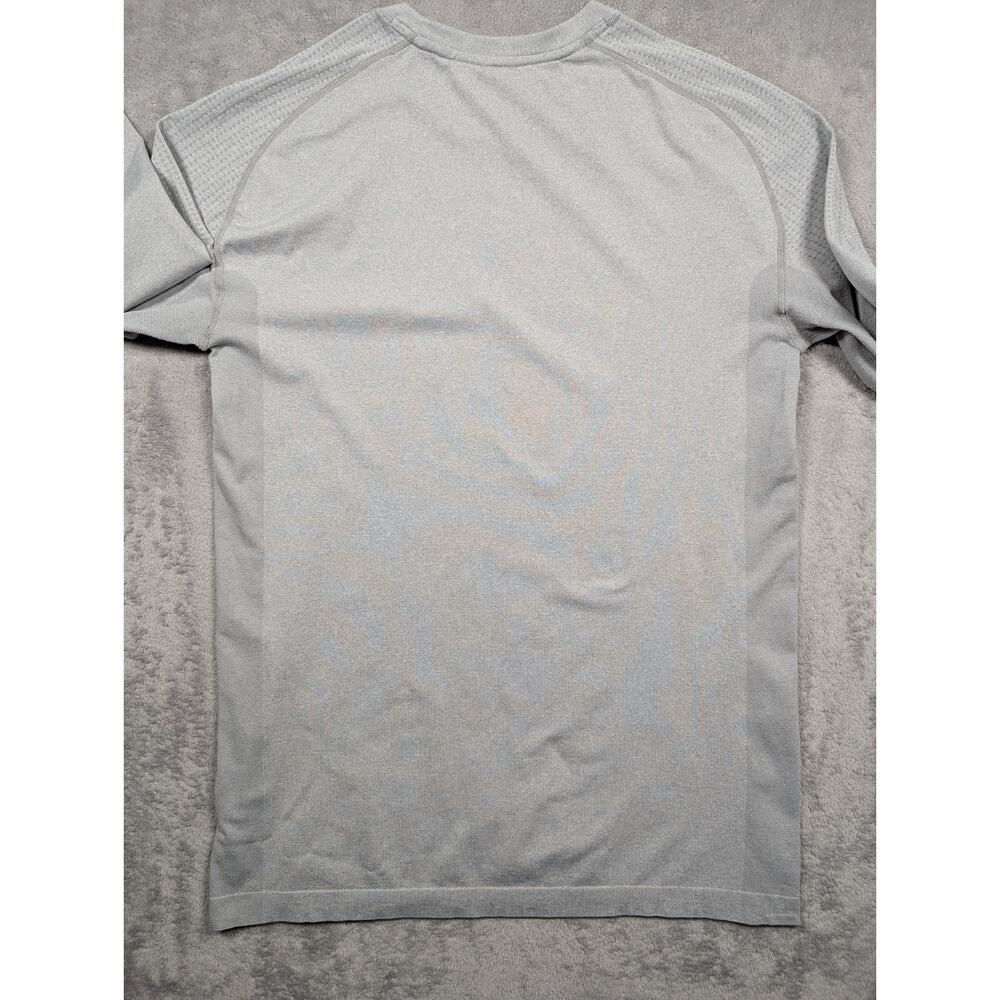 Gymshark T Shirt Mens Large Gray Long Sleeve Activewear Performance Training - Picture 10 of 10
